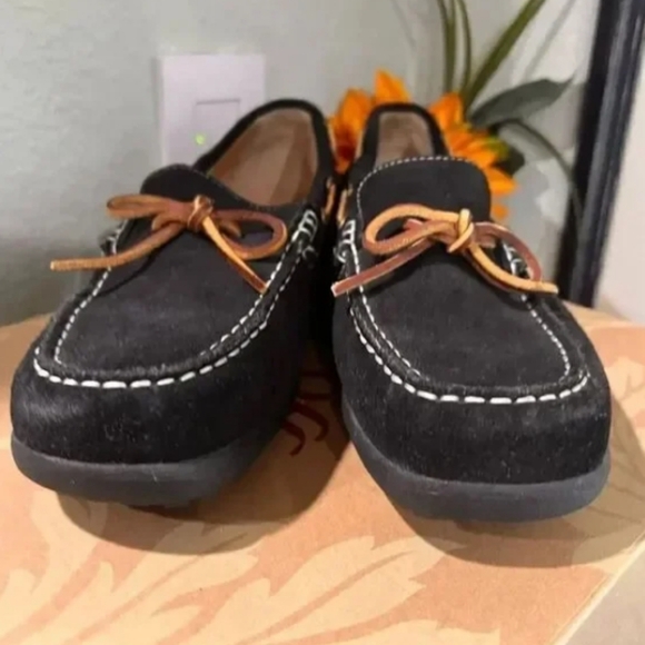 Black suede mocasin shoes - Picture 7 of 7